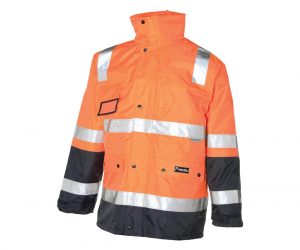 Huski - Venture 918106 Jacket waterproof breathable high-visibility 4 in 1 hi-vis orange