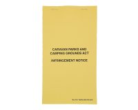 Infringement Notice - Caravan Parks & Camping Grounds Act
